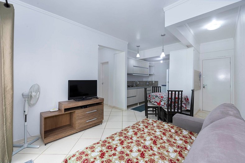 106MB - Apartamento 2 dormitórios, para 06 pessoas na Praia