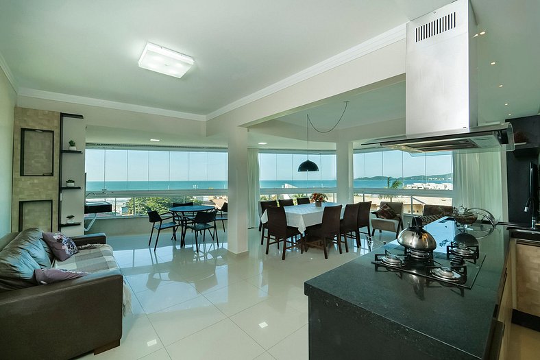 302BD - Fabuloso apartamento com Vista para o Mar, 03 quarto