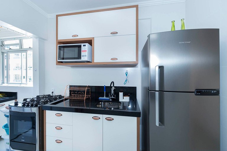 13B - Apartamento com Vista ao Mar para até 06 pessoas na av