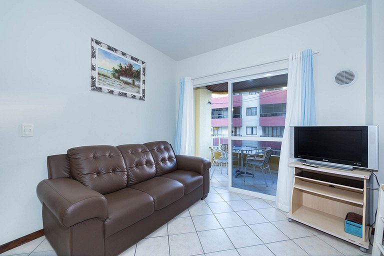 202E - Apartamento 2 quartos com Vista ao Mar, para até 5 pe