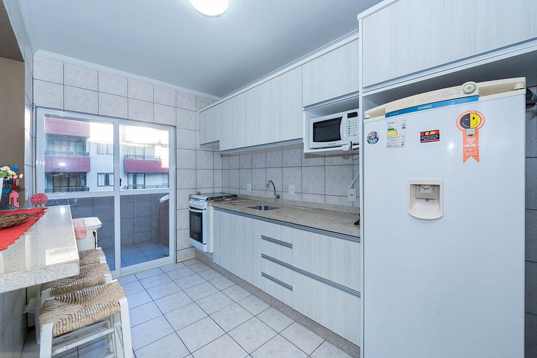 202E - Apartamento 2 quartos com Vista ao Mar, para até 5 pe