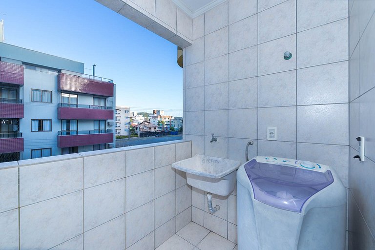 202E - Apartamento 2 quartos com Vista ao Mar, para até 5 pe