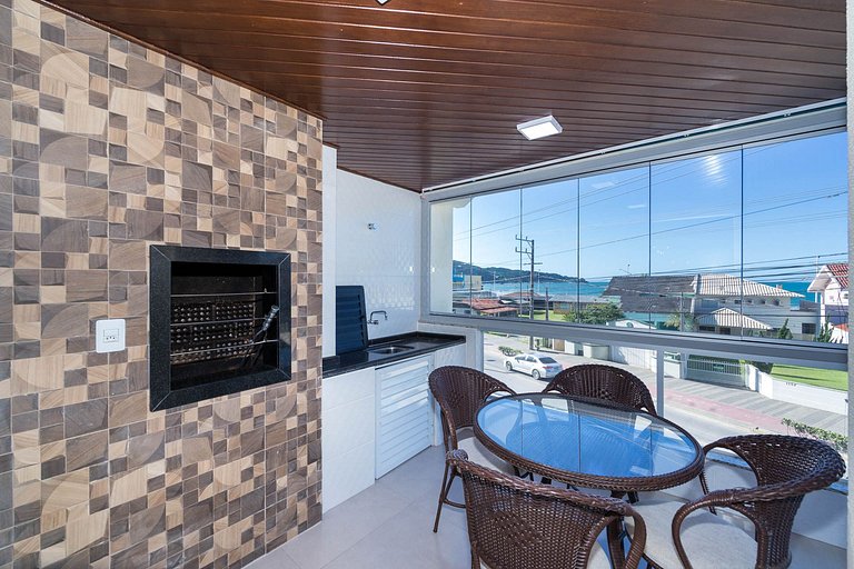 102IB - Lindo apartamento 2 quartos com Vista ao Mar, para a