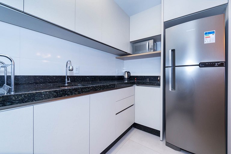 102IB - Lindo apartamento 2 quartos com Vista ao Mar, para a