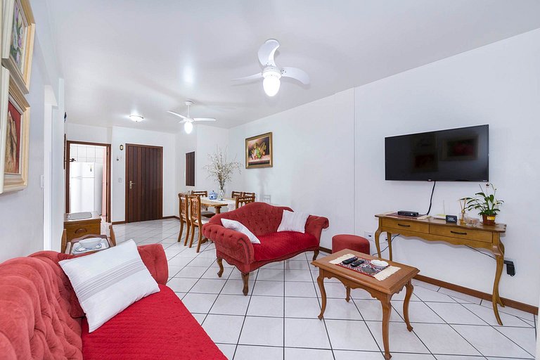 301M - Excelente apartamento 2 quartos com Vista ao Mar, par