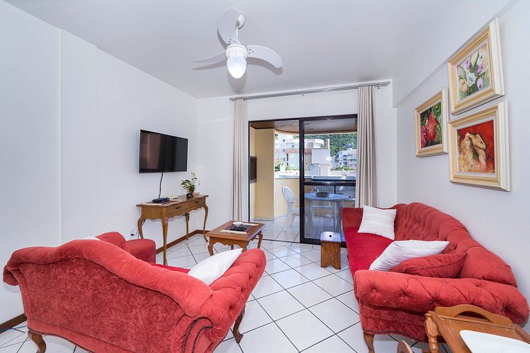 301M - Excelente apartamento 2 quartos com Vista ao Mar, par
