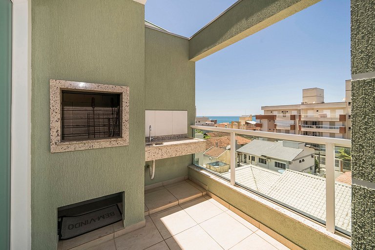 401G - Excelente Cobertura com Vista ao Mar, 3 Suítes, 02 va