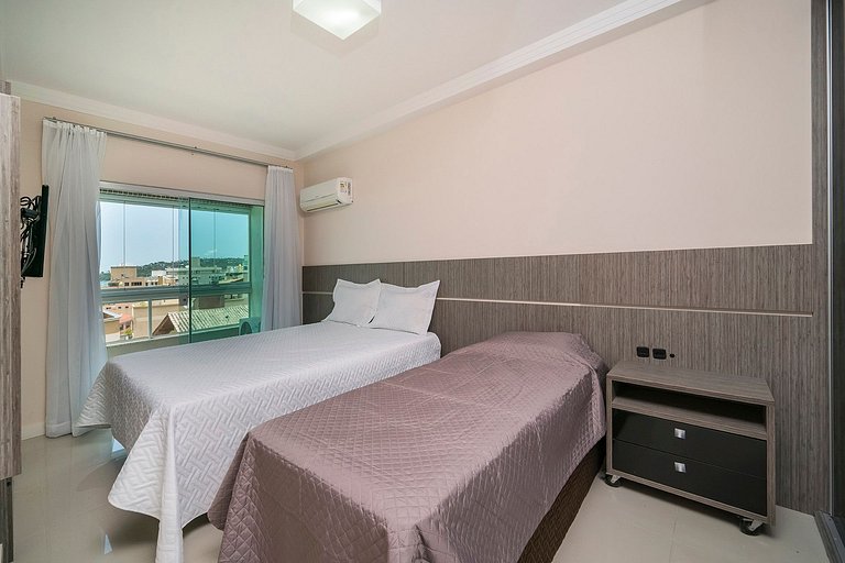 302BD - Fabuloso apartamento com Vista para o Mar, 03 quarto