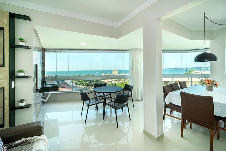 302BD - Fabuloso apartamento com Vista para o Mar, 03 quarto