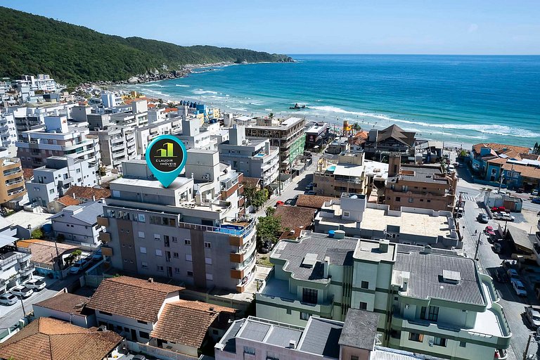 204M - Maravilhoso apartamento poucos metros do mar na praia