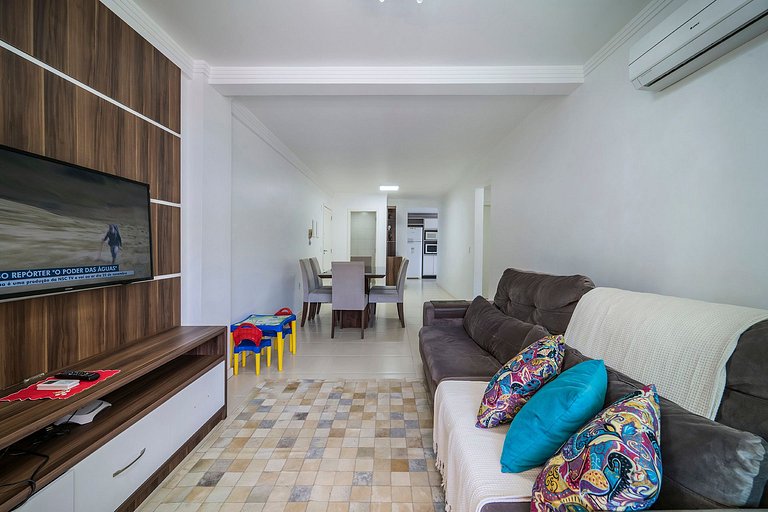 304AG - Lindo Apartamento 03 dormitórios, para 08 pessoas em