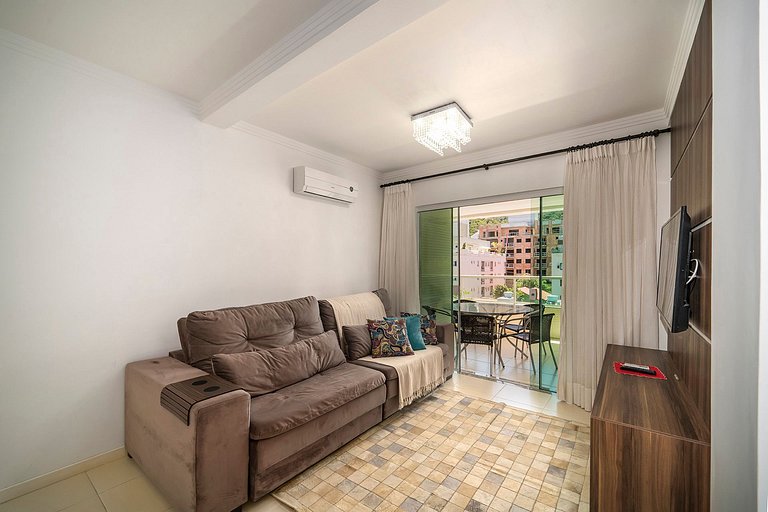 304AG - Lindo Apartamento 03 dormitórios, para 08 pessoas em