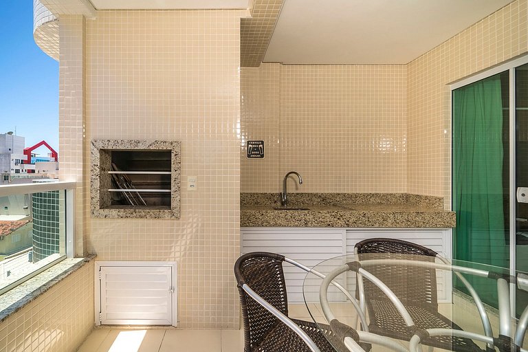 304AG - Lindo Apartamento 03 dormitórios, para 08 pessoas em