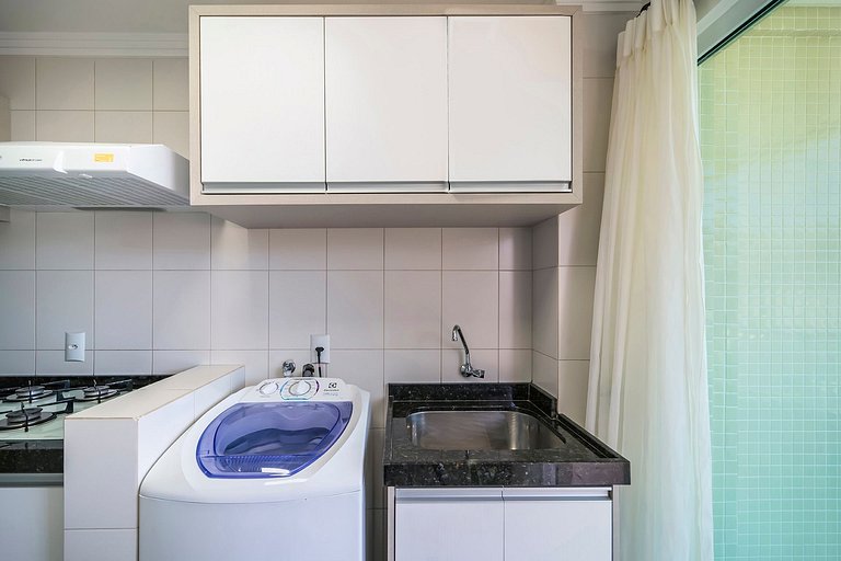 304AG - Lindo Apartamento 03 dormitórios, para 08 pessoas em
