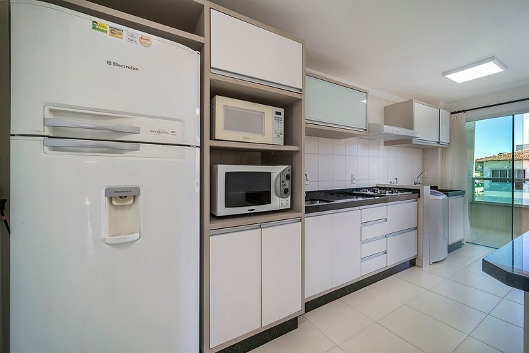 304AG - Lindo Apartamento 03 dormitórios, para 08 pessoas em