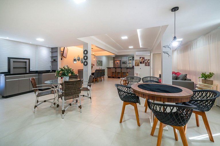 201BD - Lindo apartamento com Vista ao Mar, Alto Padrão 3 Su