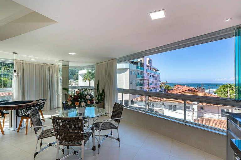 201BD - Lindo apartamento com Vista ao Mar, Alto Padrão 3 Su