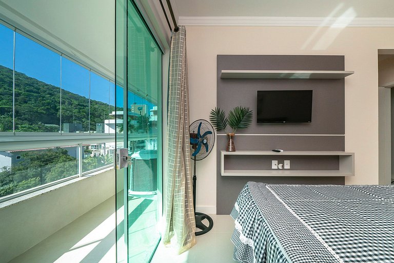 201BD - Lindo apartamento com Vista ao Mar, Alto Padrão 3 Su