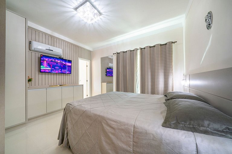 201BD - Lindo apartamento com Vista ao Mar, Alto Padrão 3 Su