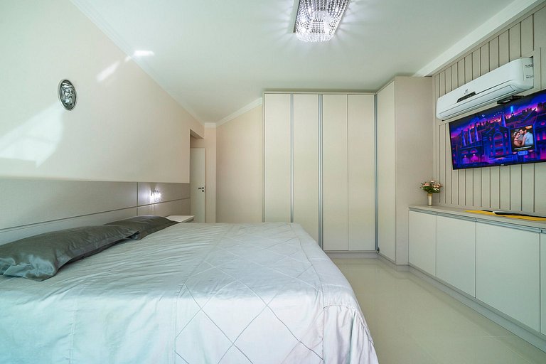 201BD - Lindo apartamento com Vista ao Mar, Alto Padrão 3 Su