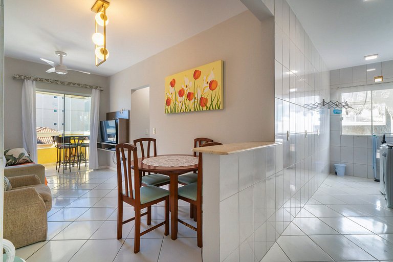 202B - Apartamento de 2 dormitórios para 05 pessoas, próximo