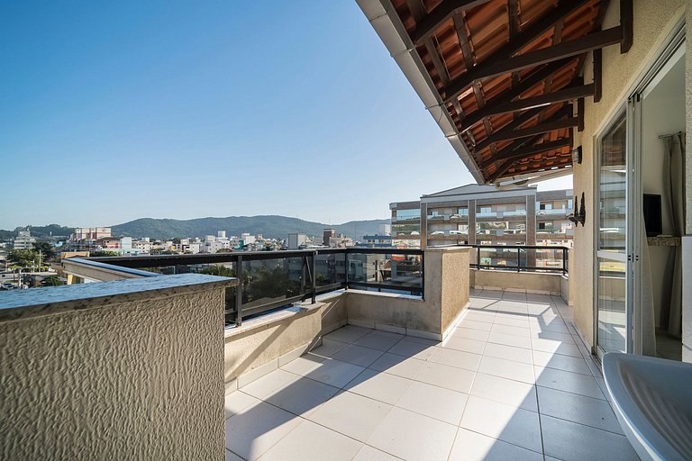 402O - Cobertura com Vista Mar, 02 quartos para até 05 pesso